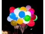 30 Светящихся воздушных шаров (Время свечения светодиода - 3-4 часа)
